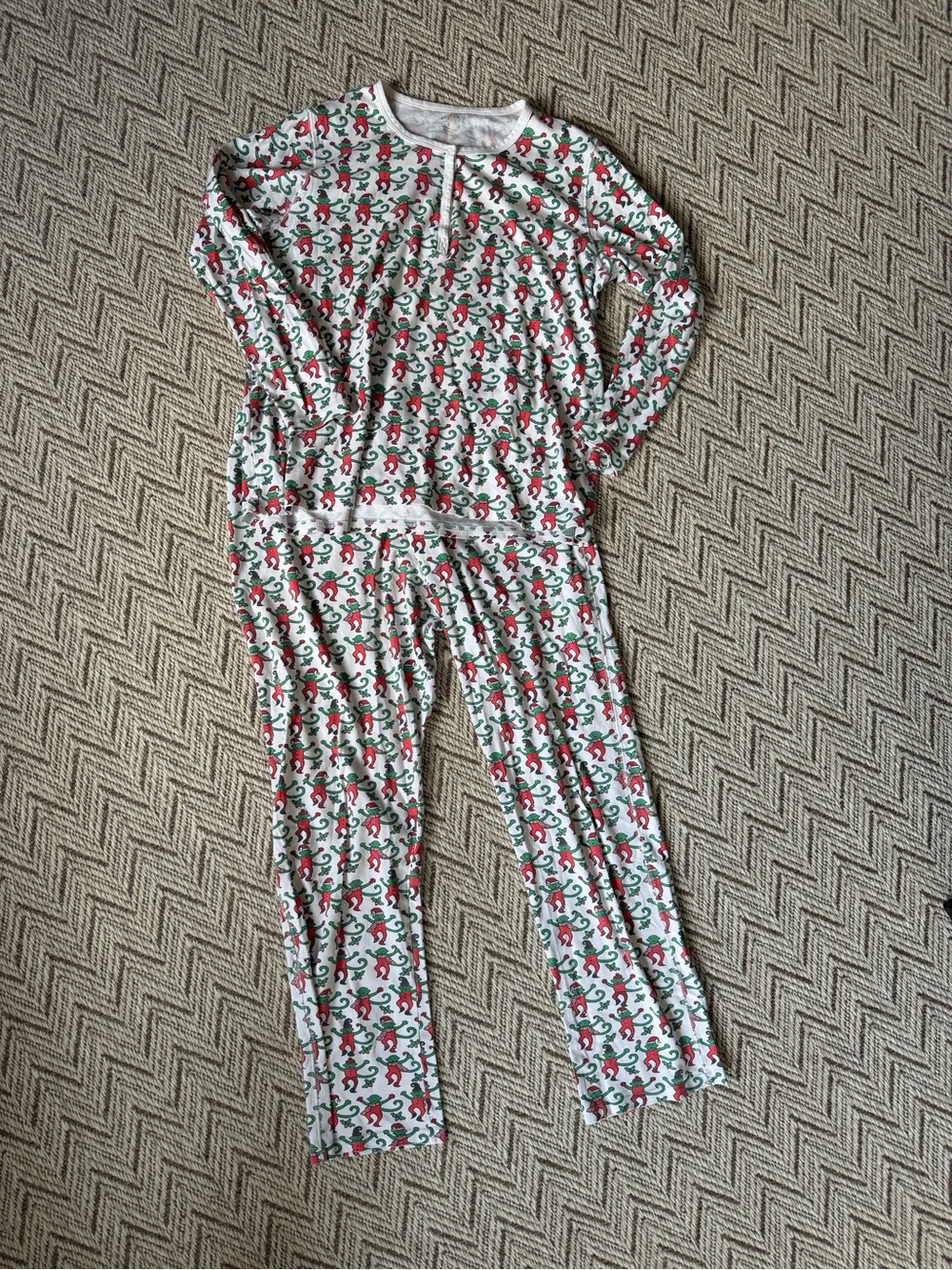 Roller Rabbit Christmas Monkeys